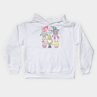 Cute Easter Gnomes Kids Hoodie